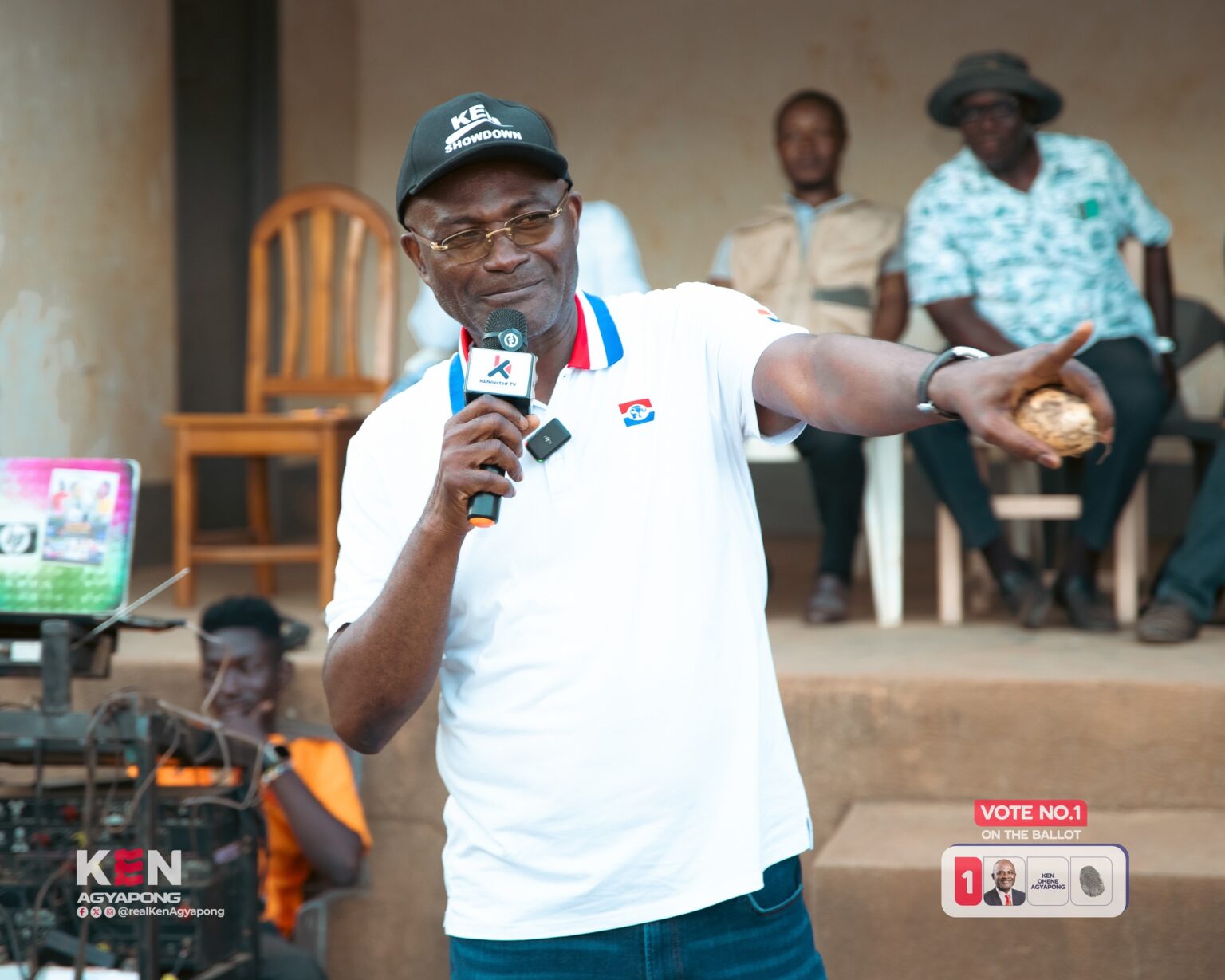 Ken Agyapong surges ahead in NPP primaries as Bawumia slips in new survey